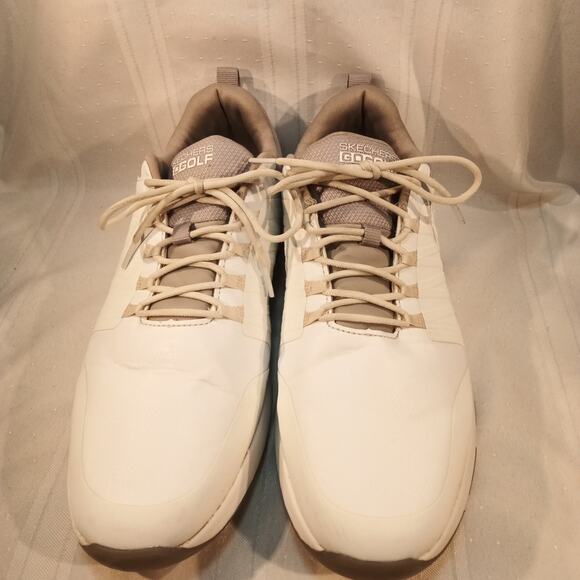 Skechers GO GOLF Men’s White/Gray Performance Golf Shoes Size 10.5 - Picture 2 of 8